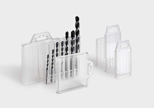 Embalagem tubular MultiPack: conjunto de embalagens para brocas.