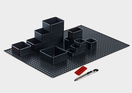 StorePack: envase modular, sistema comercial y de almacenamiento que se adapta con flexibilidad a las diferentes necesidades de los usuarios.