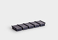 InsertSplitBox: um sistema de embalagem múltipla com compartimentos individuais destacáveis.