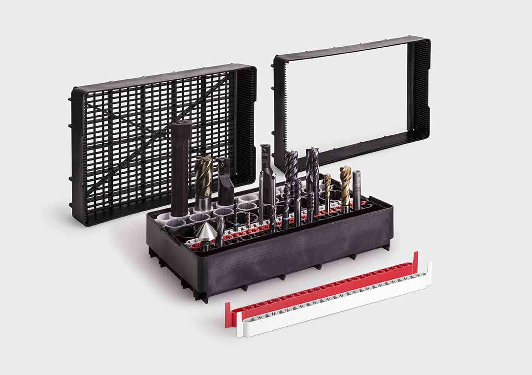 O SystemBoard permite que voce transporte e acondicione ferramentas de corte.