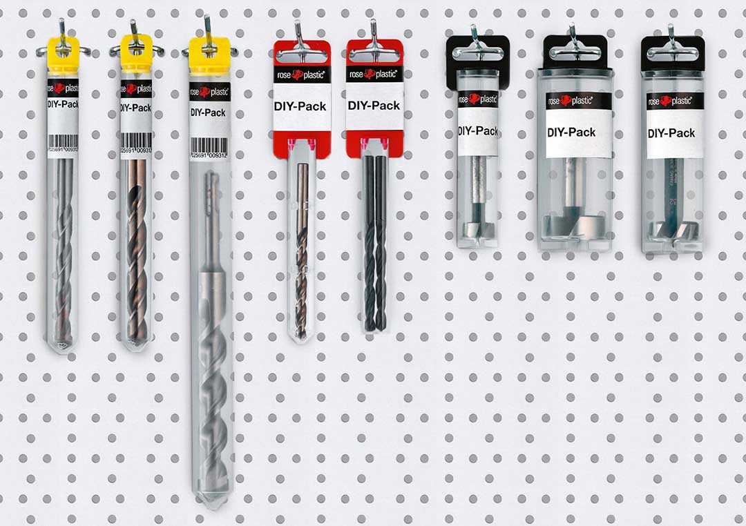 DIY-Pack para brocas Forstner para ser usadas en expositores.