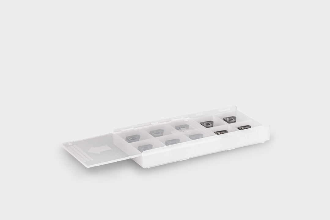 Caixa de embalagem InsertClickBox InsertClickBox: uma caixa de embalagem para inserts intercambiáveis.