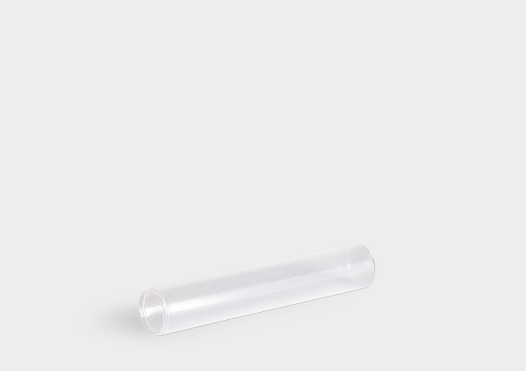 PlugPack: embalagem plástica com tampa.