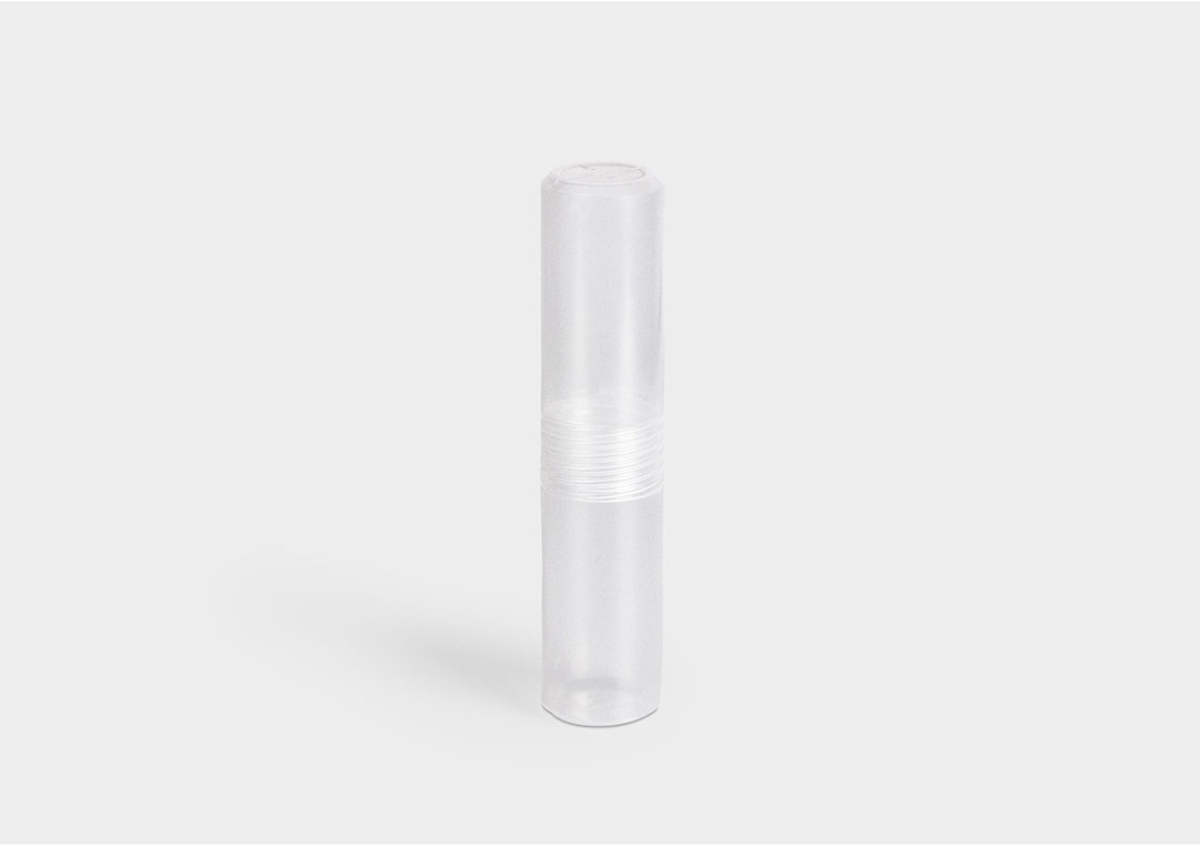 Screw-Pack - Embalagem protetora de forma cilindrica tubular, com comprimento fixo e fechamento rosqueado.